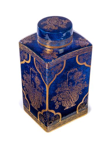 ENGLISH PORCELAIN TEA CADDY FOR 37ca18