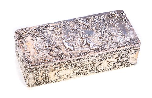 800 SILVER BOX CHERUBS PLAYING801 37ca7d