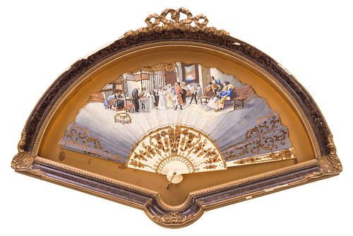 ELABORATE FRENCH E. VALLA FAN IN