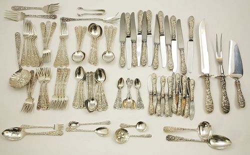 105 PIECE KIRK STIEFF STERLING SILVER