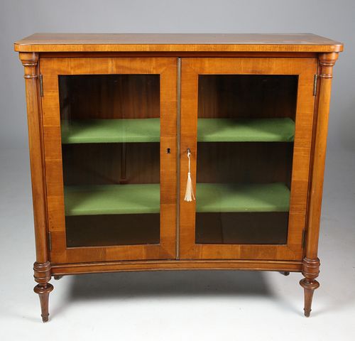 FRENCH SATINWOOD BOOKCASE FROM