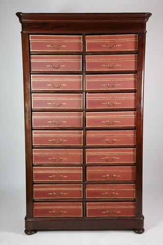 ANTIQUE FRENCH LOUIS PHILLIPE MAHOGANY