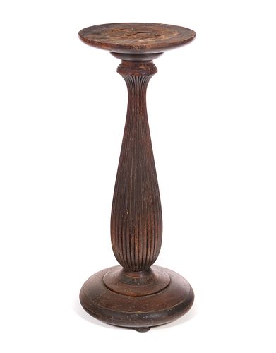 FLUTED OAK PEDESTALFluted Oak Pedestal Condition  37cbee