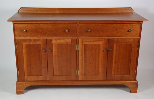 SIGNED STEPHEN SWIFT CHERRY SIDEBOARD,