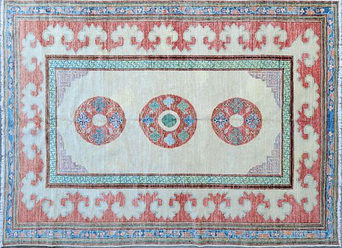 VINTAGE HAND KNOTTED SHIRVAN KAZAK 37cca1