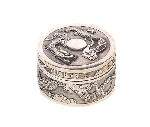 CHINESE HALLMARKED SILVER SNUFF 37ccbf