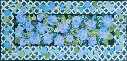 CLAIRE MURRAY "HYDRANGEA" HOOKED