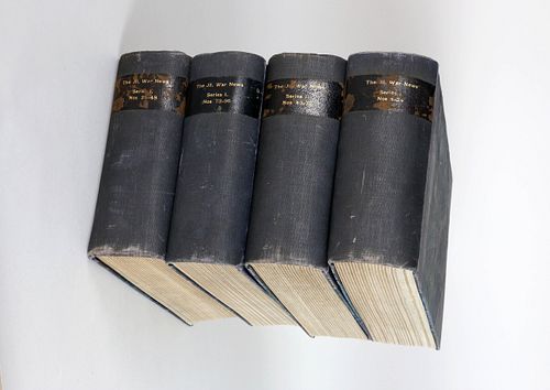 FOUR BOUND VOLUMES OF THE ILLUSTRATED 37cdda