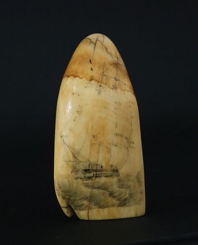 FINE AMERICAN SCRIMSHAW ANTIQUE 37ce6f