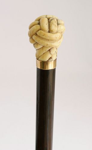 WHALEMAN CARVED TURK'S KNOT WALKING
