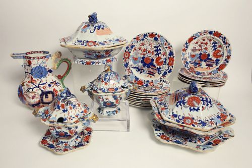 MASONS PATENT IRONSTONE CHINA PARTIAL