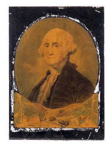 EARLY PORTRAIT OF GEORGE WASHINGTON 37cfb9