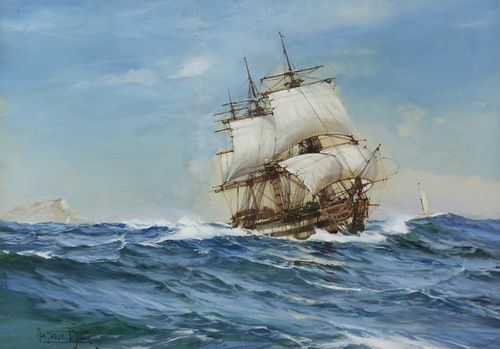 MONTAGUE DAWSON GOUACHE ON PAPER THE