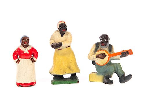 3 LEAD BLACK AMERICANA FIGURESMeasures