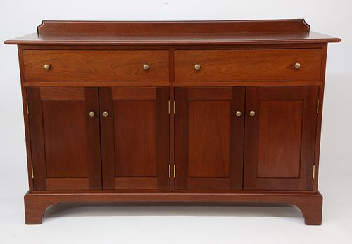 SIGNED STEPHEN SWIFT MAHOGANY SIDEBOARD,