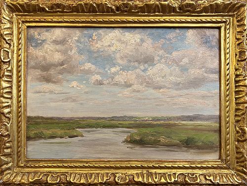 EDMUND HENRY GARRETT OIL ON ARTIST 37d108