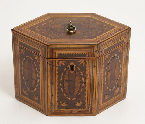 BRITISH REGENCY MULTI WOOD INLAID 37d11d