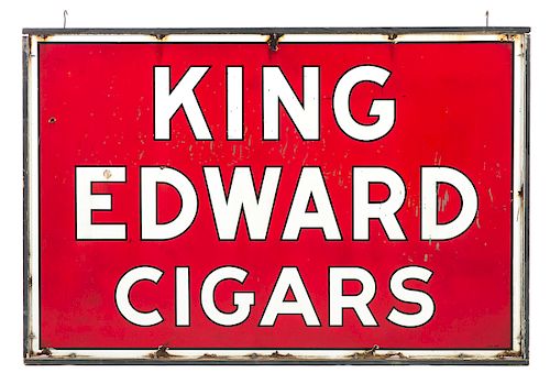 2 SIDED KING EDWARD CIGARS TIN 37d184