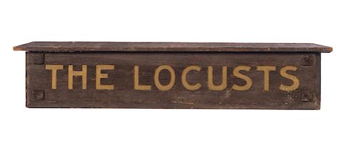 THE LOCUSTS ARTS AND CRAFTS WOOD