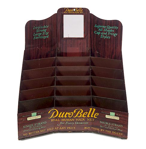 DURO BELLE TIN HAIR NET ADVERTISING