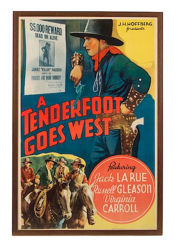 TENDERFOOT GOES WEST MOVIE POSTER