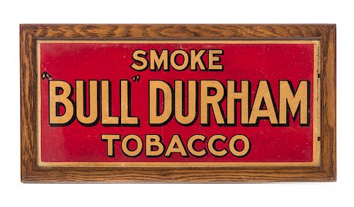 SMOKE BULL DURHAM TOBACCO POSTER