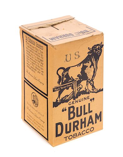 BULL DURHAM TOBACCO BOXMeasures 37d22e