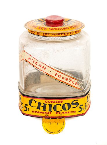 CHICO'S 5 CENT SPANISH PEANUT GLASS