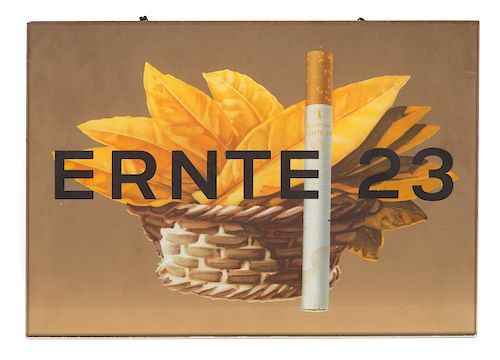 ERNTE 23 CIGARETTE GLASS SIGNGood 37d350