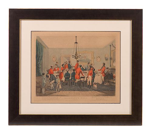 BACHELORS HALL PLATE 6 FRAMED LITHOGRAPHGood