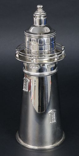 CHROME PLATED LIGHTHOUSE COCKTAIL 37d3c3