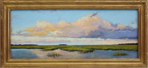 LISA GLEIM PASTEL ON PAPER "MARSH