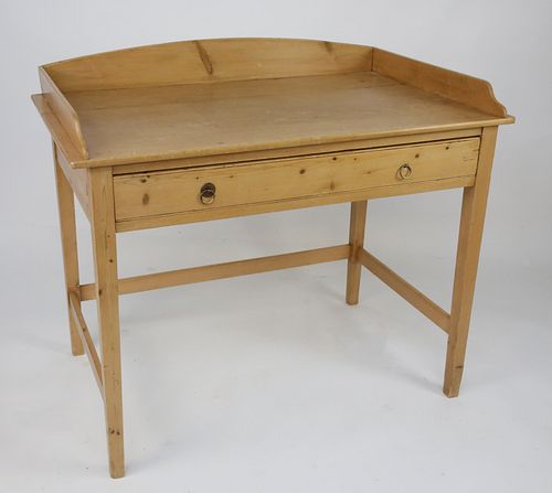 ANTIQUE ENGLISH PINE WRITING DESK  37d478