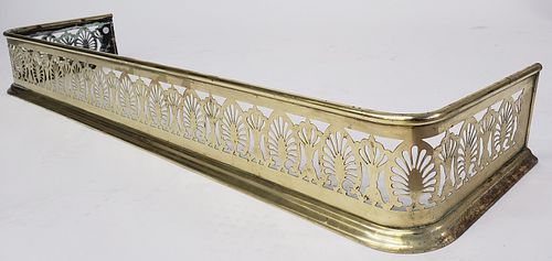 19TH CENTURY ENGLISH PIERCED BRASS 37d603