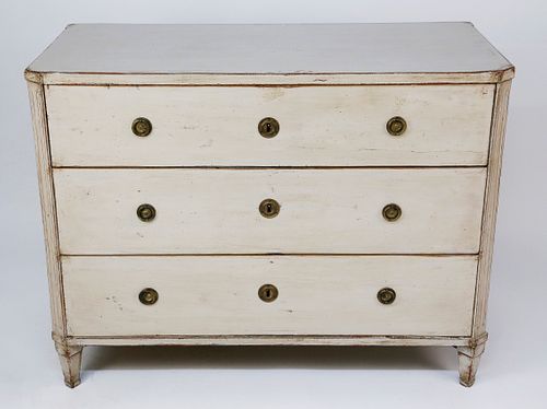 SWEDISH GUSTAVIAN LIME WASHED THREE 37d606