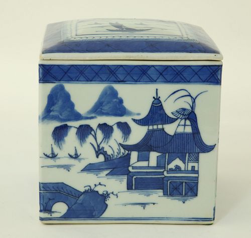 CANTON SQUARE SUGAR BOX 19TH CENTURYCanton 37d6b6