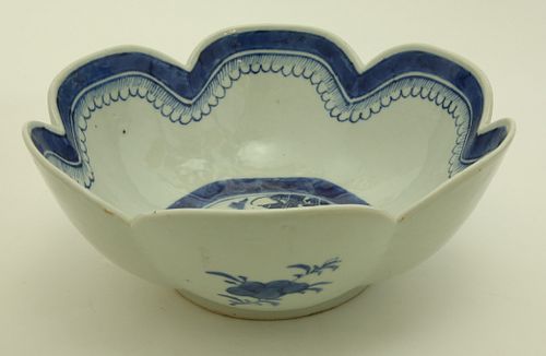 CANTON SIX LOBE SALAD BOWL, LATE