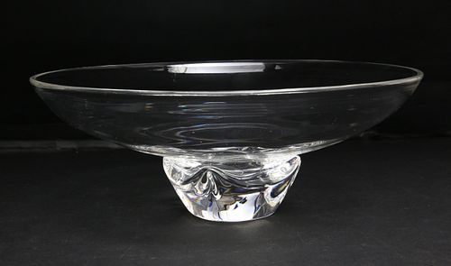 VINTAGE SIGNED STEUBEN CLEAR CRYSTAL 37d6d1