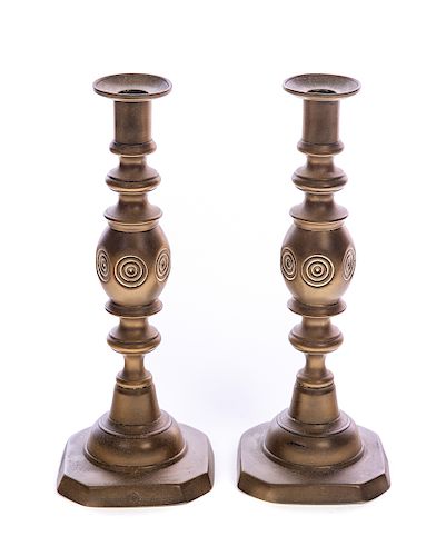 PR. BRASS 1800 CANDLESTICKSExcellent