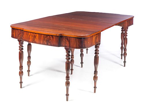 1800S CHERRY SHERATON BANQUET TABLE7'