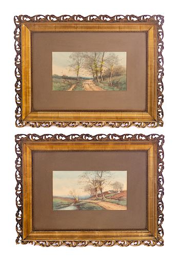 TWO WATERCOLORS SIGNED ROMA COLBYTwo 37d83e