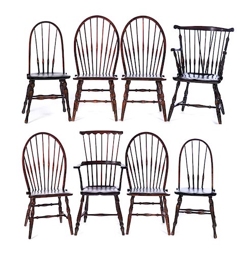 8 WINDSOR CHAIRSGood Condition: