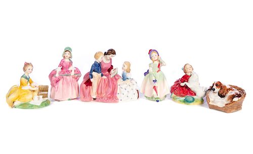 6 ROYAL DOULTON FIGURESExcellent 37d8ac