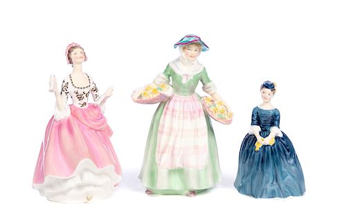 3 ROYAL DOULTON FIGURESExcellent 37d8ae