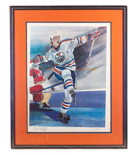 LIMITED EDITION WAYNE GRETSKY LITHOGRAPH 37d8c3