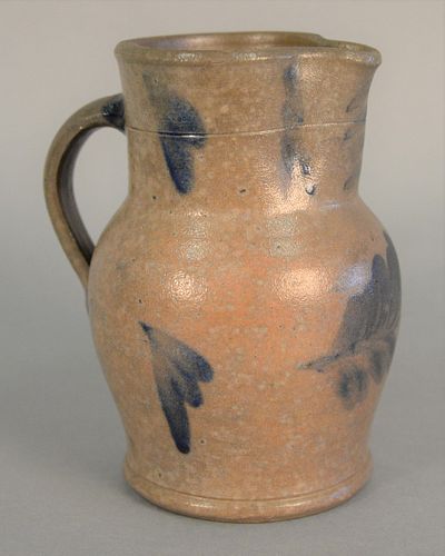 SALT GLAZED STONEWARE JUG BLUE 37b276