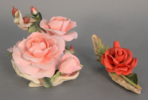 TWO BOEHM PORCELAIN SCULPTURES