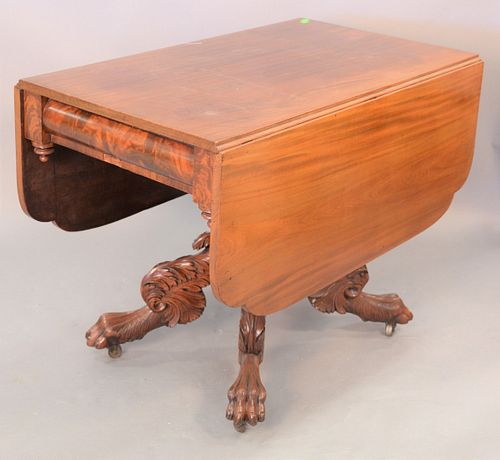 FEDERAL DROP LEAF TABLE WITH ACANTHUS 37b2c4