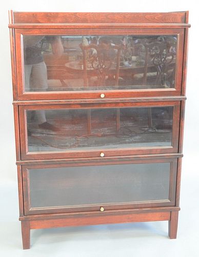 TWO CONTEMPORARY BARRISTER BOOKCASES,