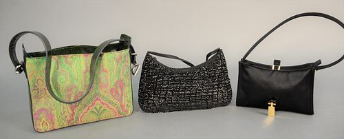 THREE CLUTCH PURSES OR HANDBAGS 37b318